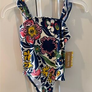 Roller Rabbit Kids One Piece - Navy, Pink, Yellow Floral